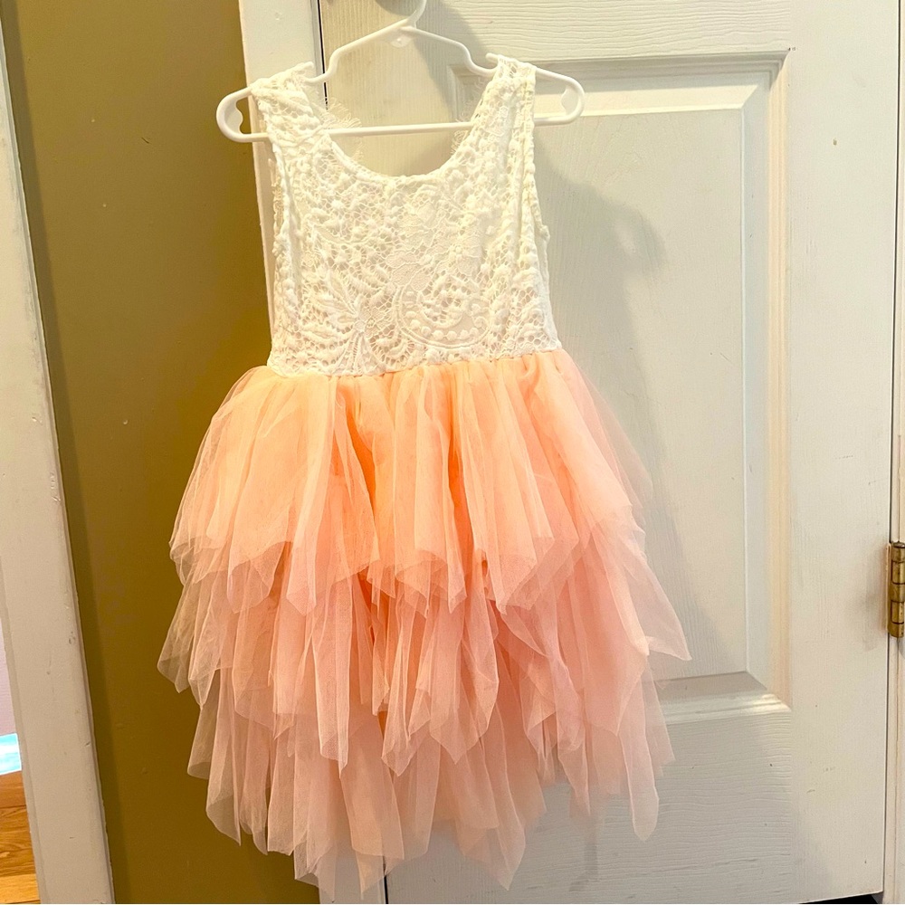 Flower girl - birthday girl tutu dress size 8 (140)